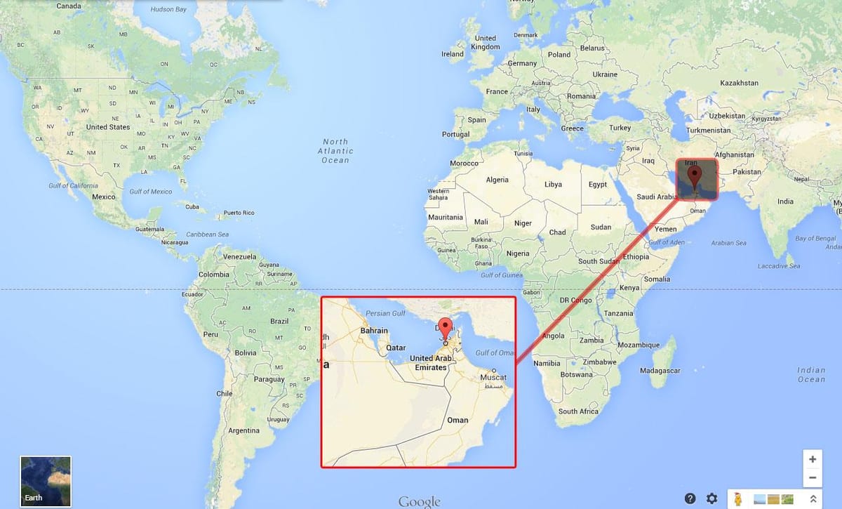 Dubai á kortinu