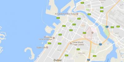 Kort af Miðborg Metha Dubai