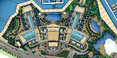 Kort af Palazzo Versace Dubai
