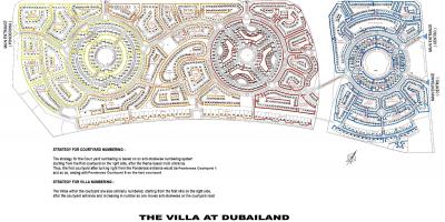 Villa Dubai staðsetningu kort